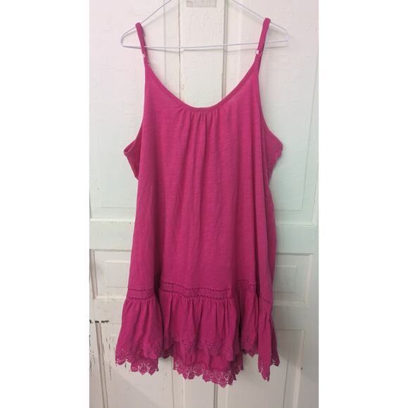 NWT Torrid Crochet Ruffle cover-up Dress womens 3X - Picture 2 of 5